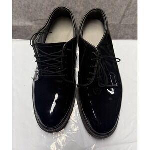 Authentic US Army High Gloss Oxford Shoes Bates or Capps Dress Shoe Size -7.5 E